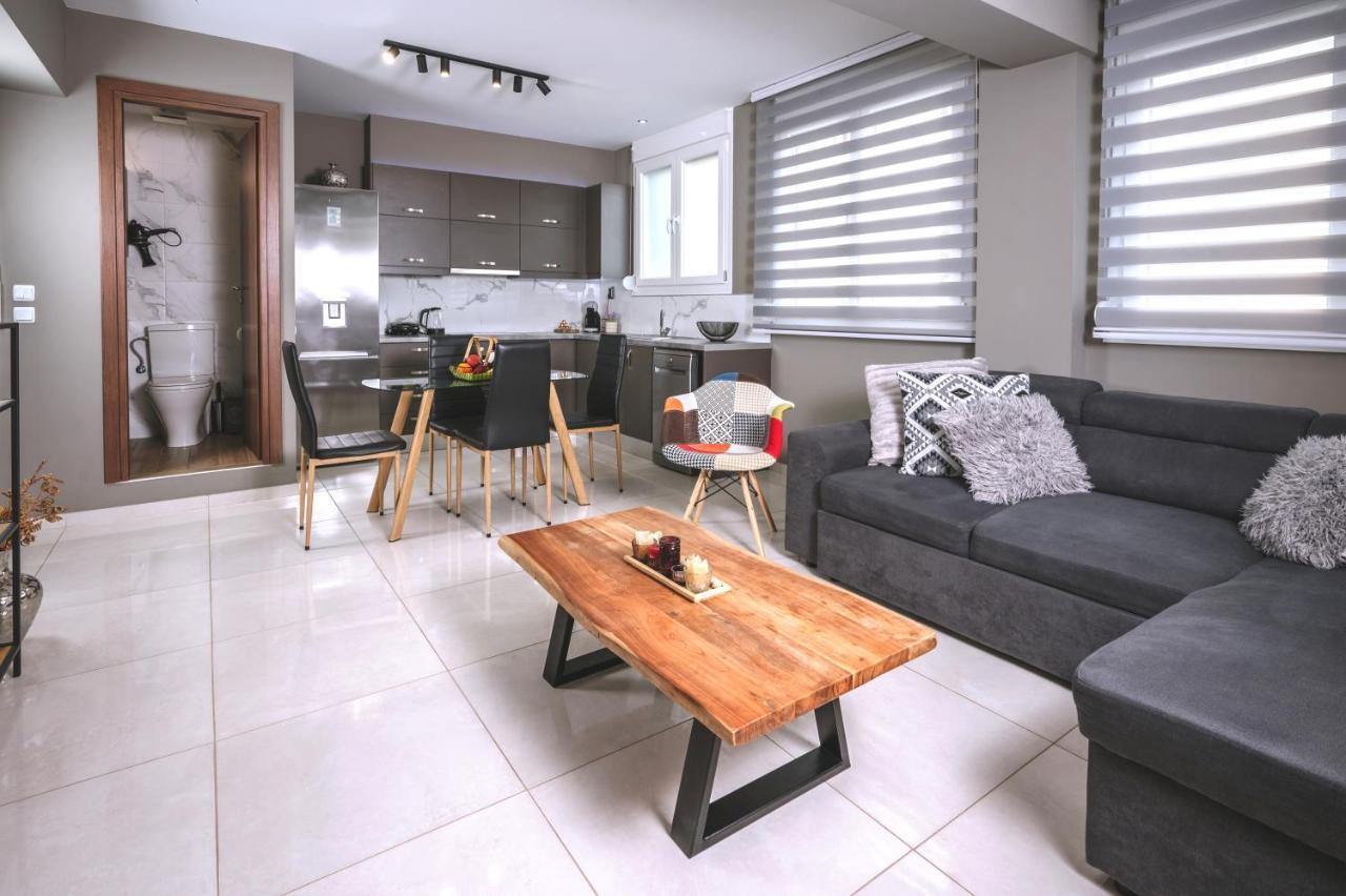 Unique1 - Two Bedroom Private Lux City Apartment Iráklio Kültér fotó